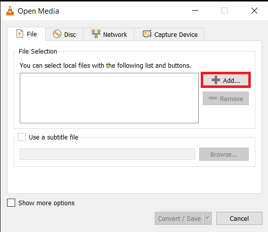 How To Reduce Video Quality Using VLC: Step 3
