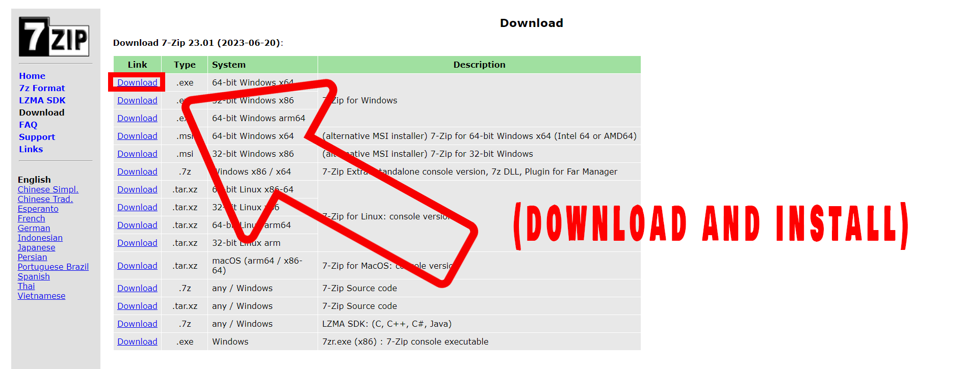 How to Password Protect Files Using 7zip: Step 1