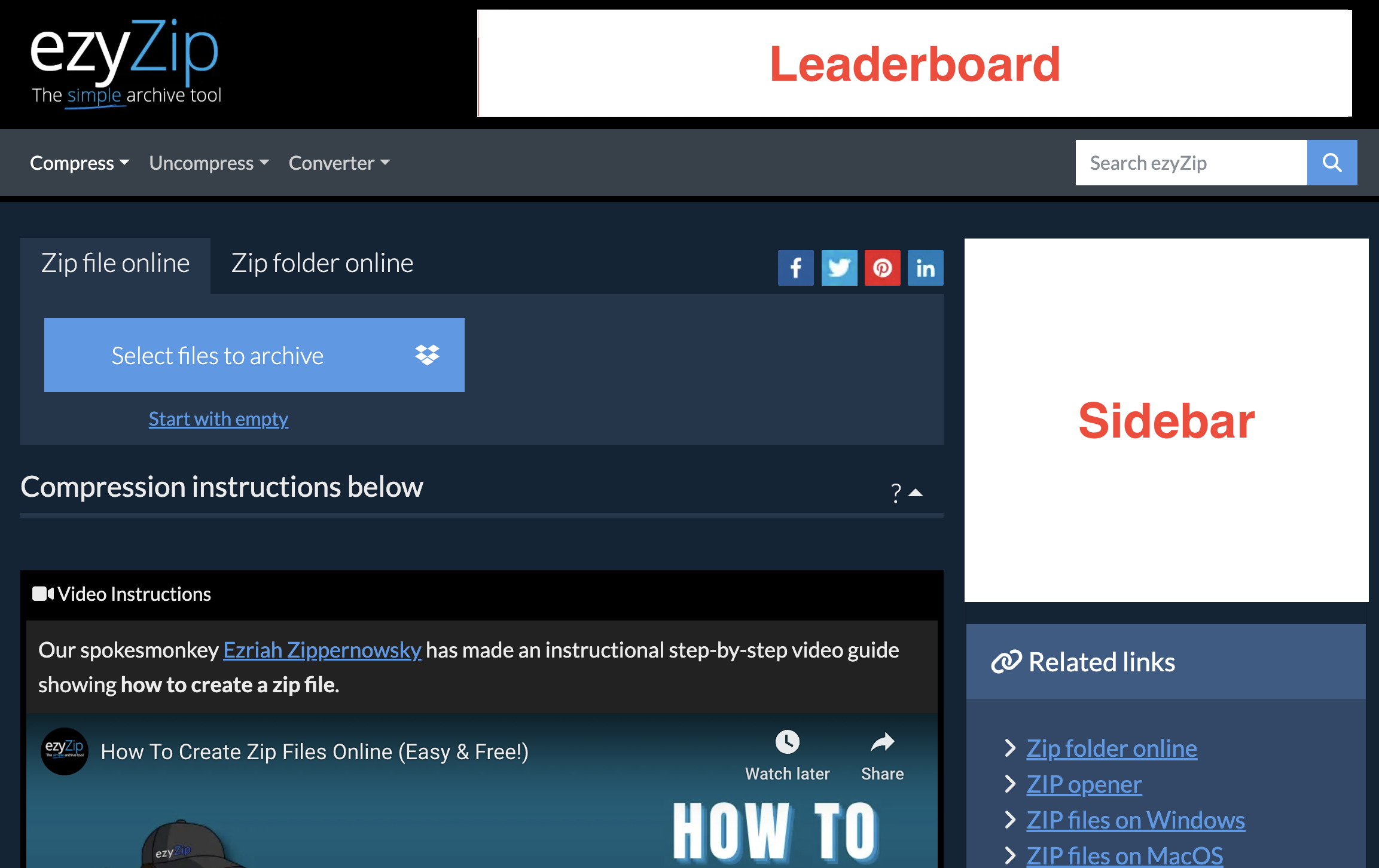 Advertise with ezyZip