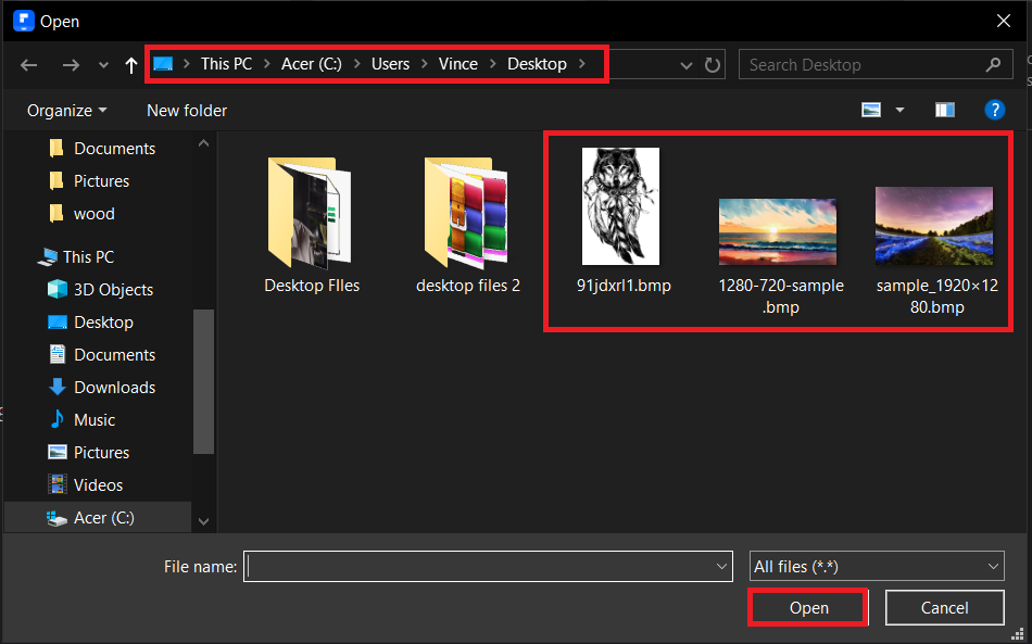 How To Convert BMP to PDF on Windows: Step 3
