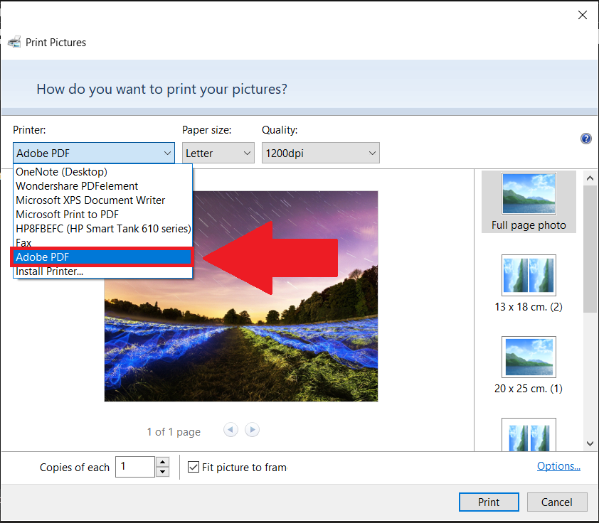 How To Convert BMP to PDF on Windows: Step 1