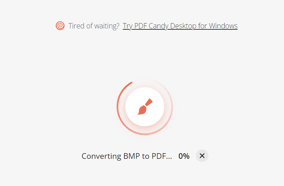 How To Convert BMP to PDF Online: Step 3
