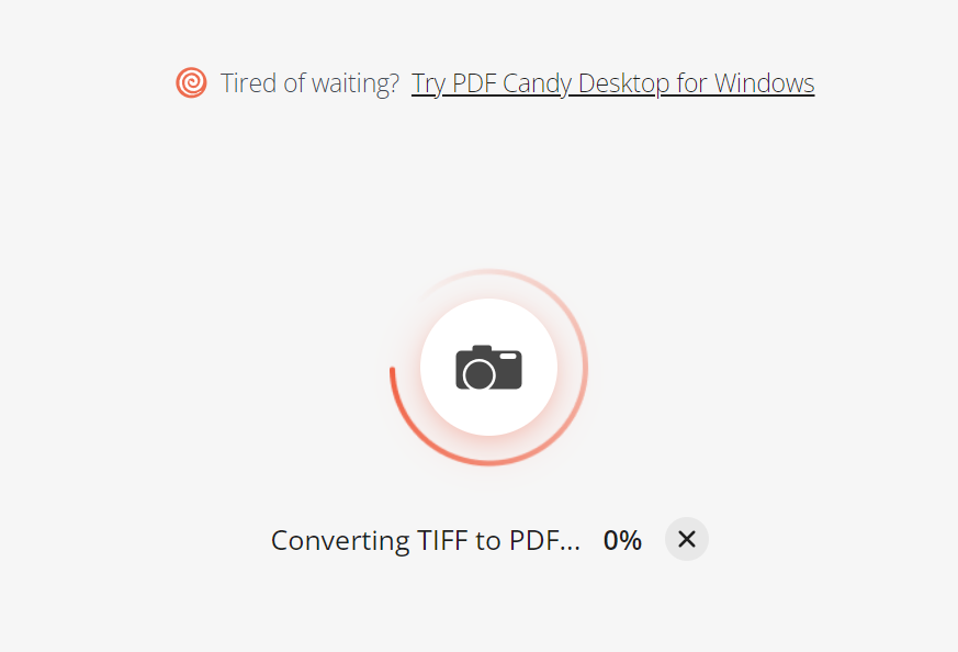 How To Convert TIFF to PDF Online: Step 3
