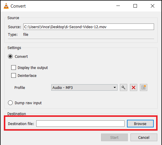 How To Convert Video to Audio on Windows: Step 5