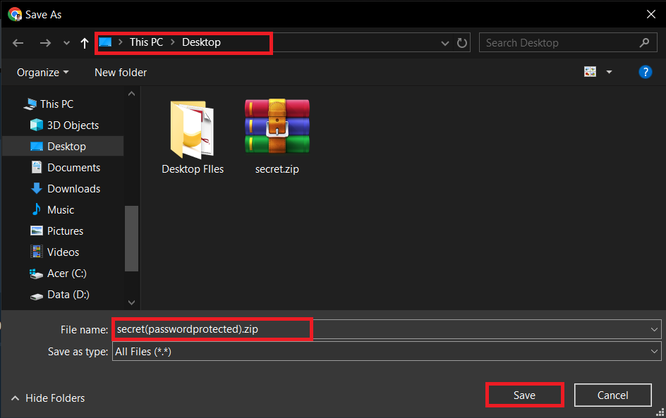 How to Password Protect Files Using an Online Tool: Step 5