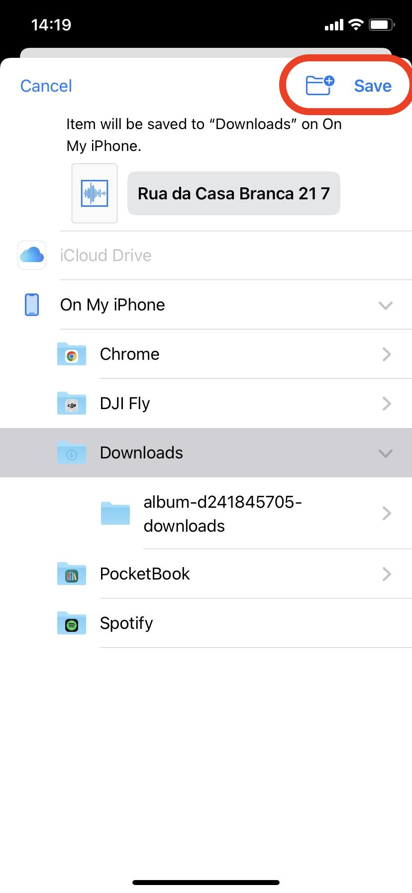 Save Attachments from Mail: Step 3