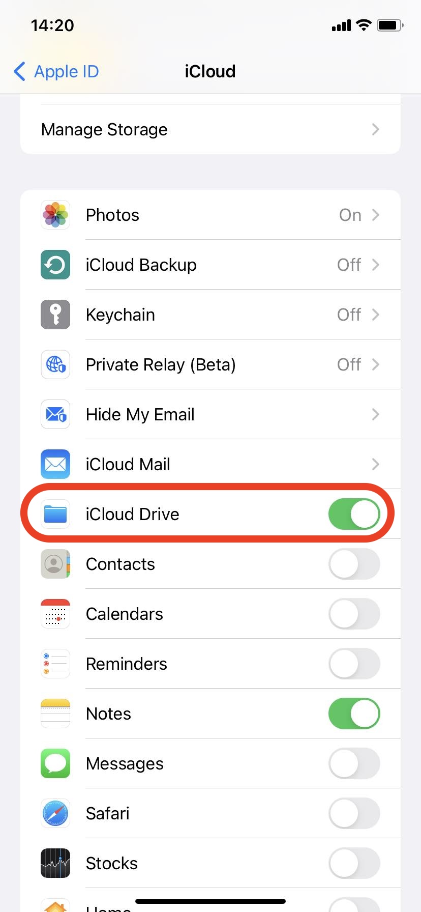 Sync Files with iCloud: Step 1