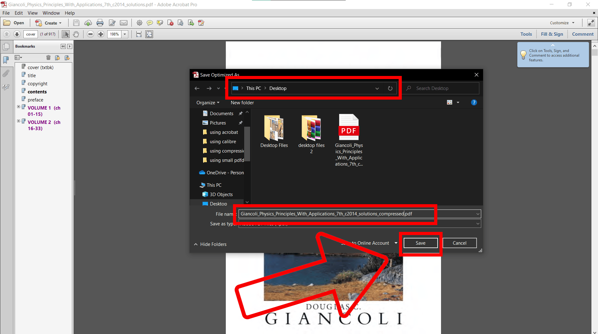 1. Using Adobe Acrobat: Step 5