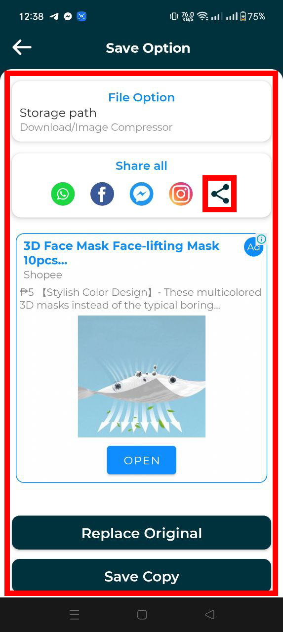 Cara Menggunakan Kompresor Video Mobile: Langkah 4