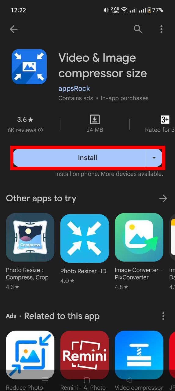 Cara Menggunakan Kompresor Video Mobile: Langkah 1