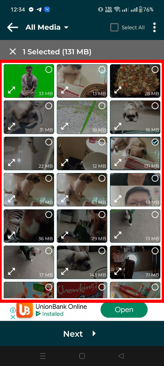 Cara Menggunakan Kompresor Video Mobile: Langkah 2