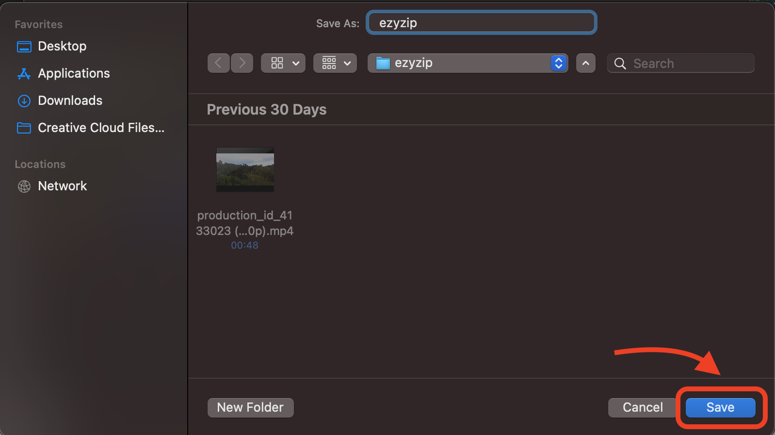 iMovie Guide: Compressing Videos for Outlook on a Mac: Step 4