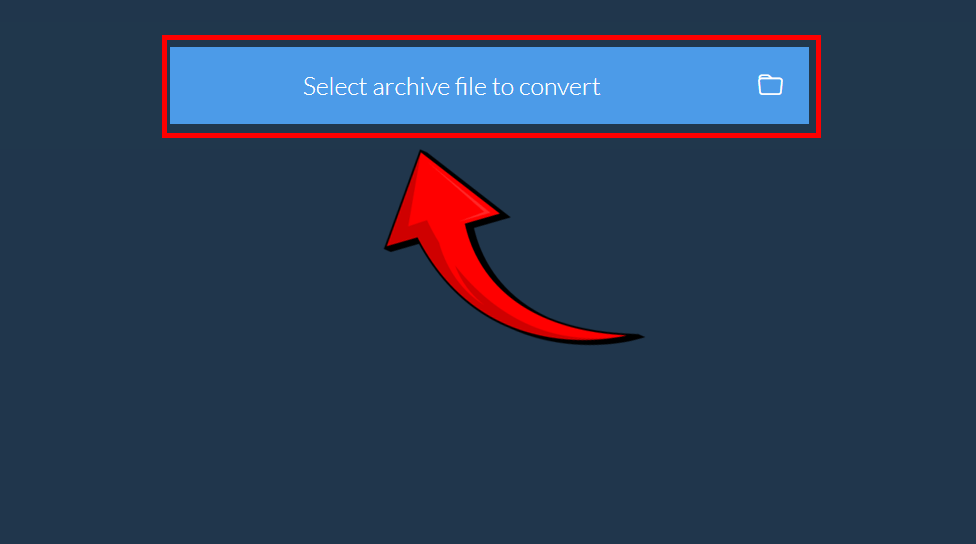 Using Ezyzip Archive Converter: Step 2