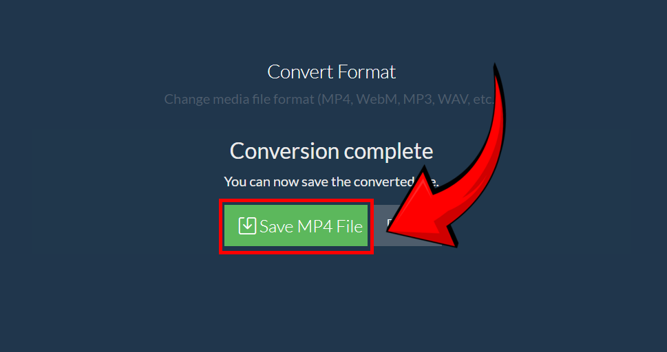 How to Convert Media Files Using ezyZip Media Converter: Step 8