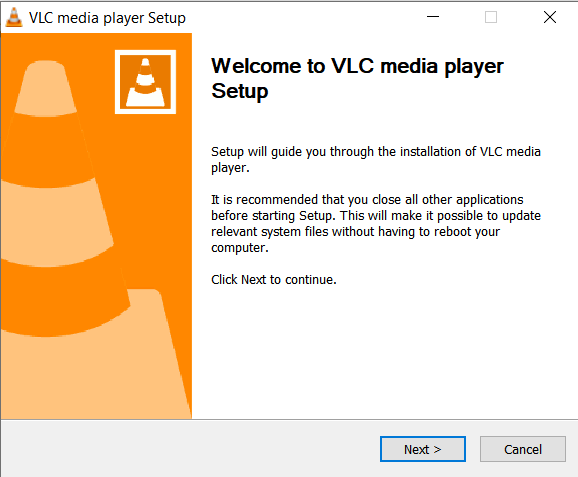 Convert Using VLC Media player on Windows: Step 1