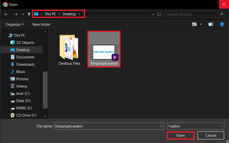 How To Convert WEBM to MP4 Online with ezyZip: Step 2