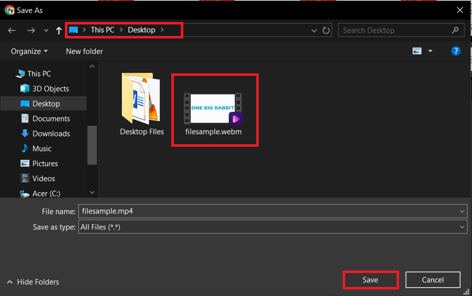 How To Convert WEBM to MP4 Online with ezyZip: Step 4