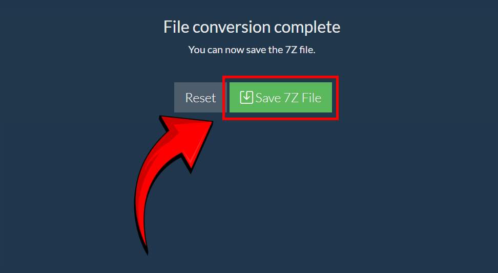Using ezyZip Archive Converter: Step 4
