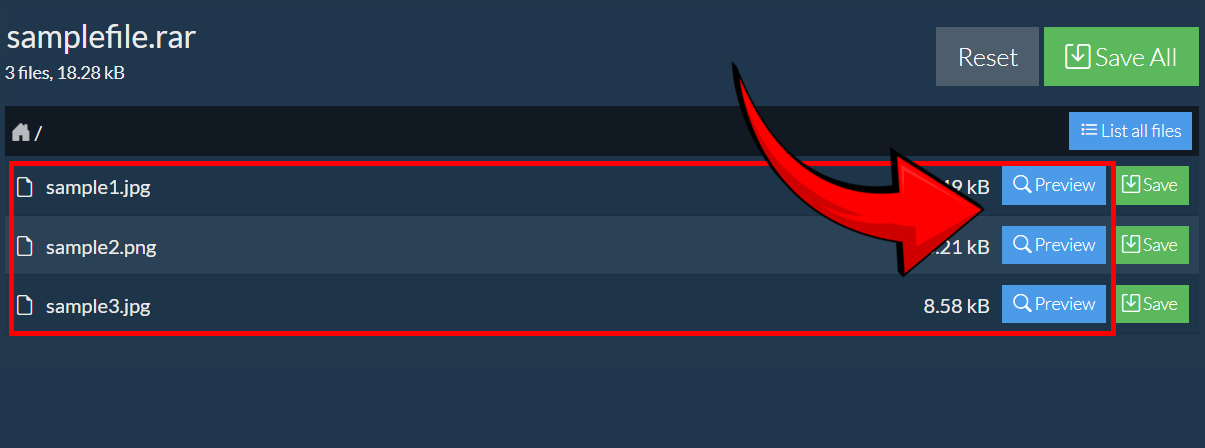 How To Open RAR Files Using ezyZip Archive Extractor: Step 1