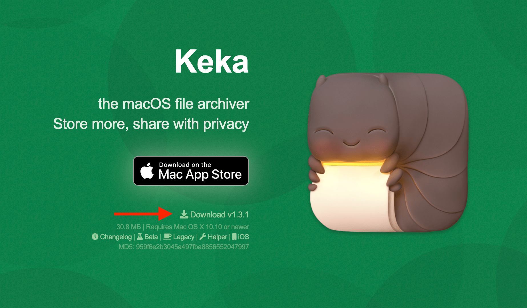 How To Open Multipart RAR Files Using Keka: Step 1
