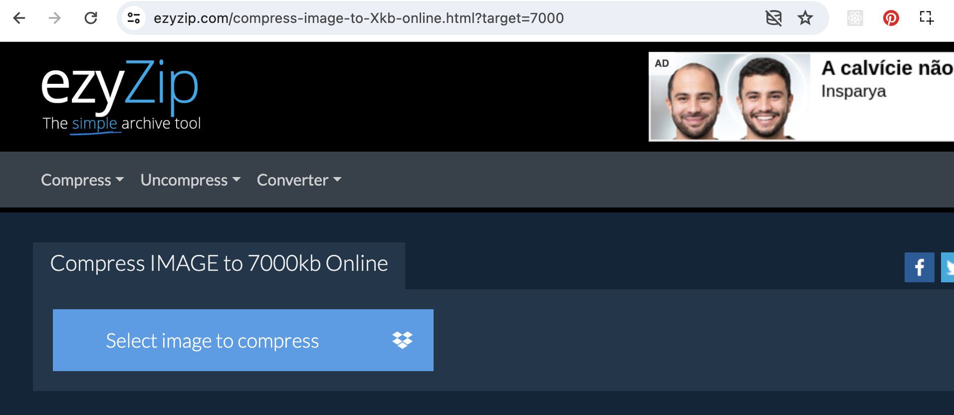 How To Reduce Image Size Using Online Tool: Step 1