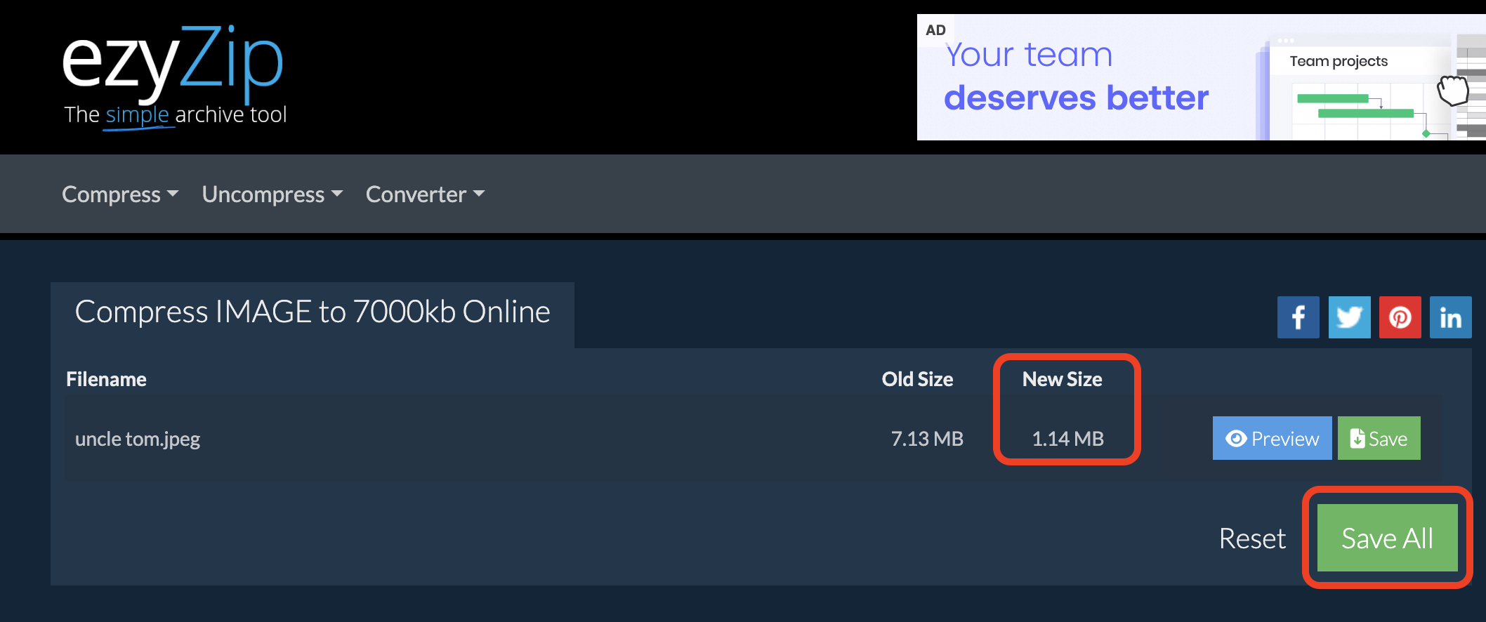 How To Reduce Image Size Using Online Tool: Step 4
