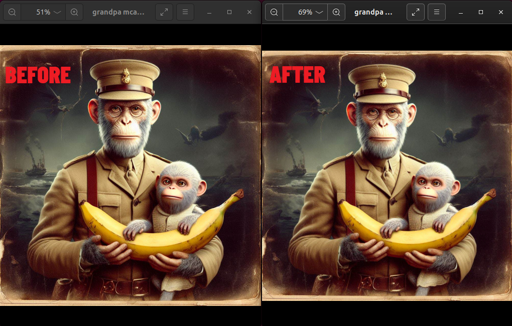 How To Resize Images on Linux with GIMP: Step 4