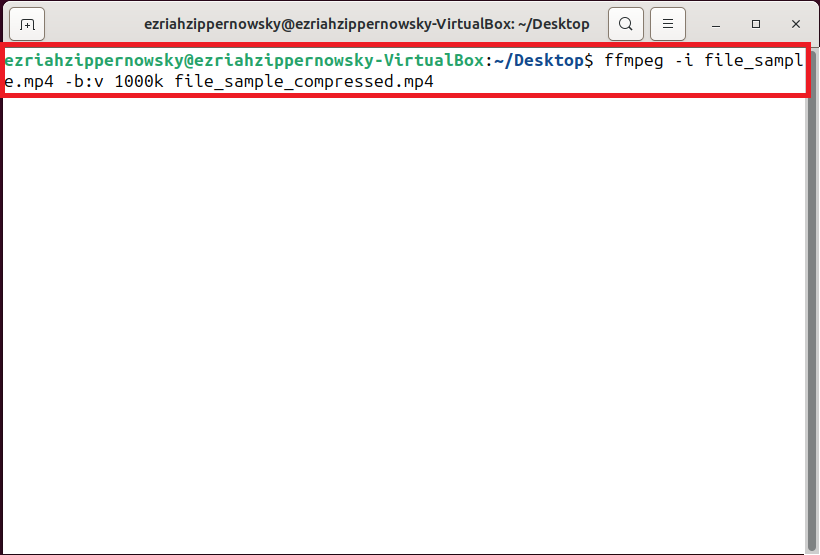 How To Compress Videos on Linux: Step 2