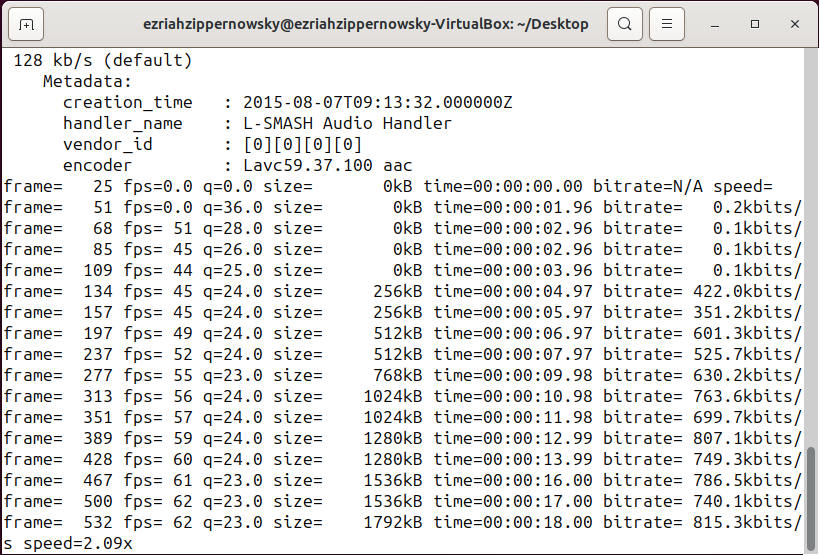 How To Compress Videos on Linux: Step 2