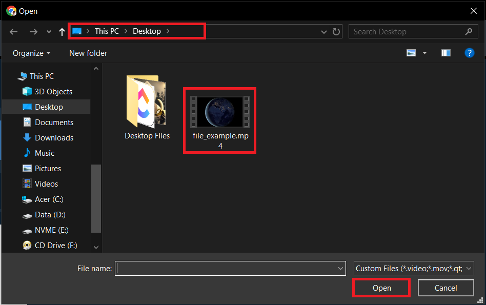 How To Compress Videos Online with ezyZip: Step 2