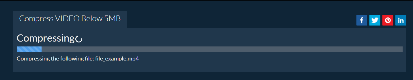 How To Compress Videos Online with ezyZip: Step 3