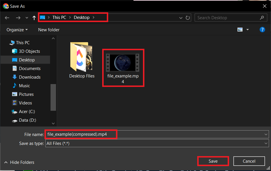 How To Compress Videos Online with ezyZip: Step 4