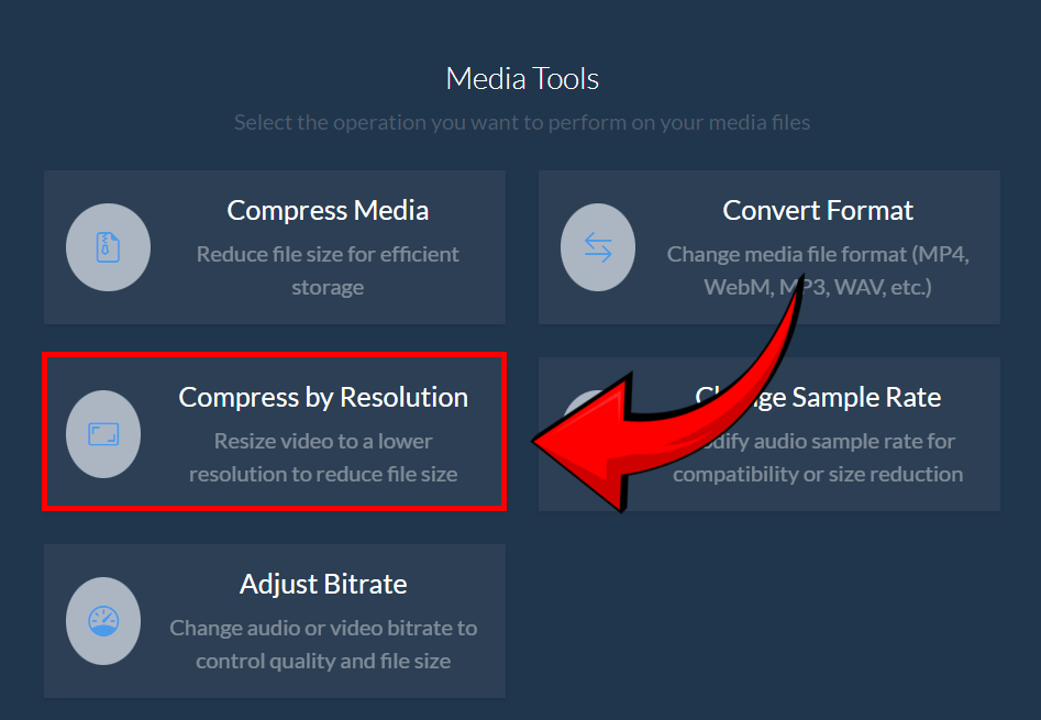 How To Reduce Video Quality Using ezyZip Media Converter: Step 2
