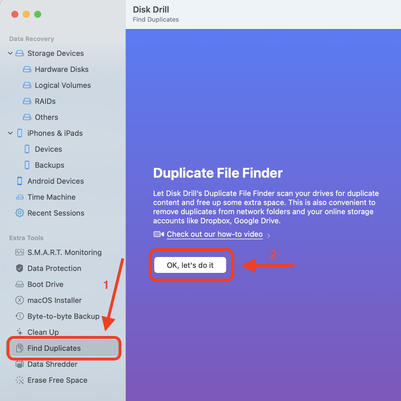 How To Use Disk Drill to Eliminate Duplicate Files: Step 3