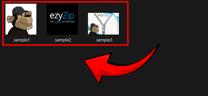 Step 3: Select the files