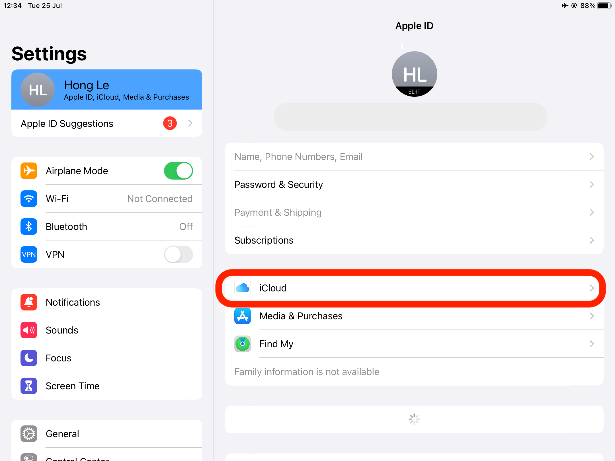 How To Backup an iPad Using iCloud: Step 2