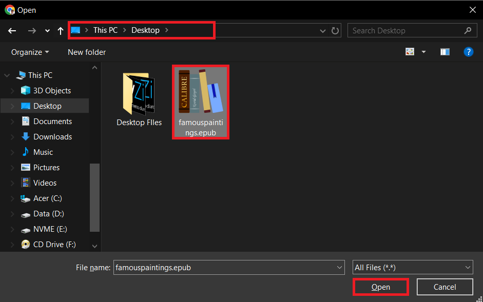 How To Compress EPUB Files Using an Online Compression Tool: Step 2