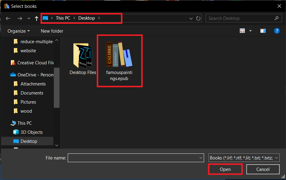 How To Compress EPUB Files Using Calibre for More Control: Step 2