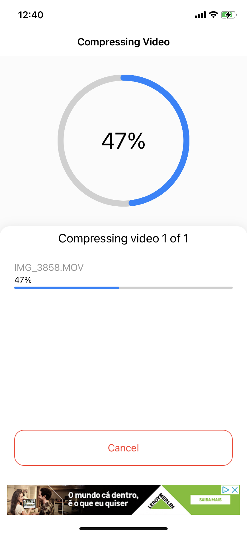 How To Use a Third-Party App: Compress Videos & Resize Video: Step 3