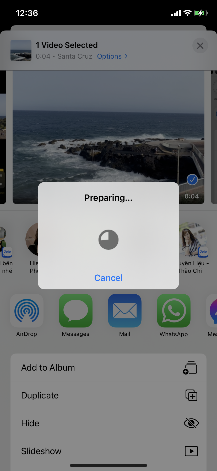How To Use the Photos App to Compress Videos: Step 4