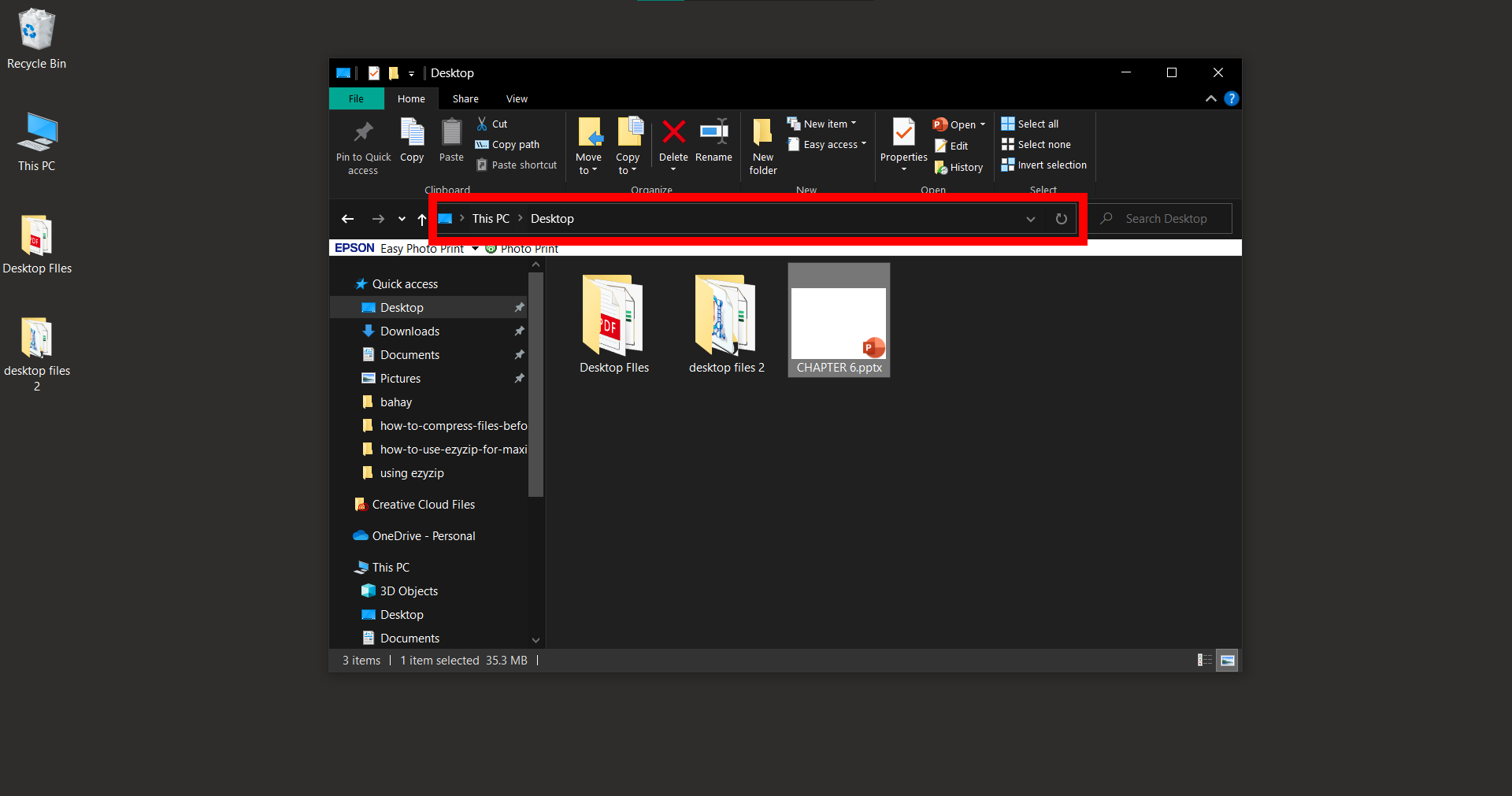 How To Use 7-Zip to Compress PowerPoint File: Step 2