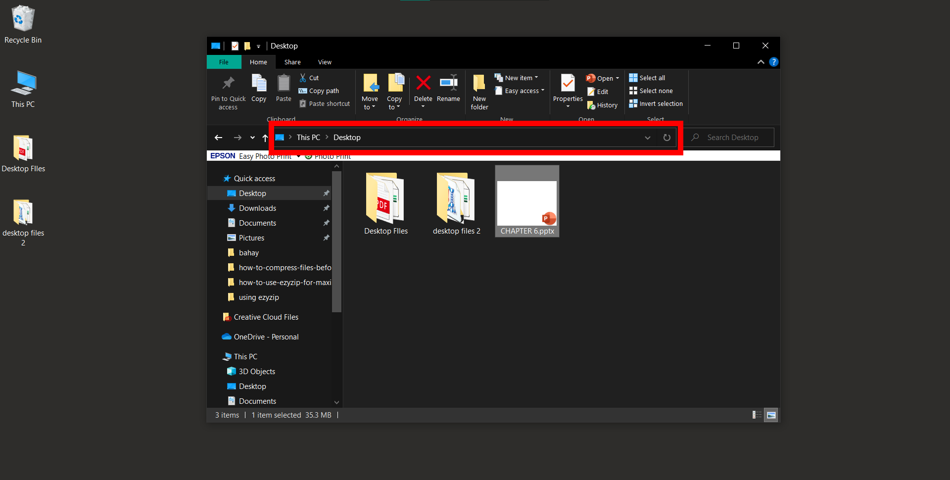 How To Use WinZip to Compress PowerPoint File: Step 2