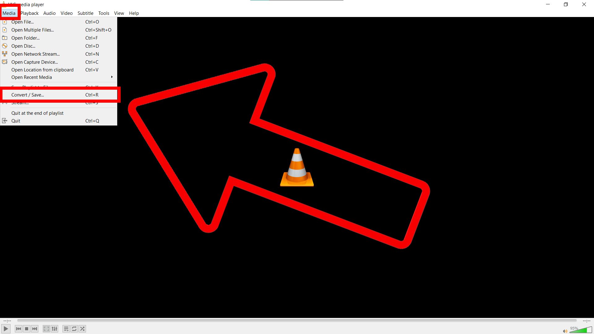 How To Compress Video Files For Free Using VLC Media Player: Step 3