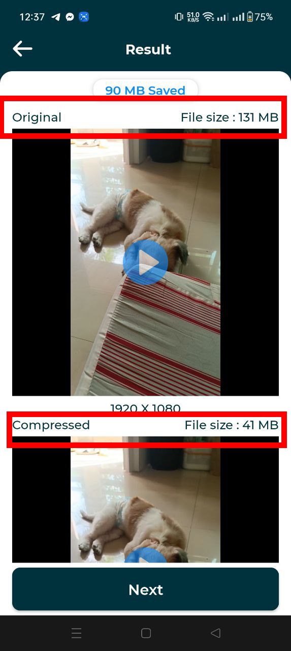 How To Use Video Compressor For Mobile: Step 4