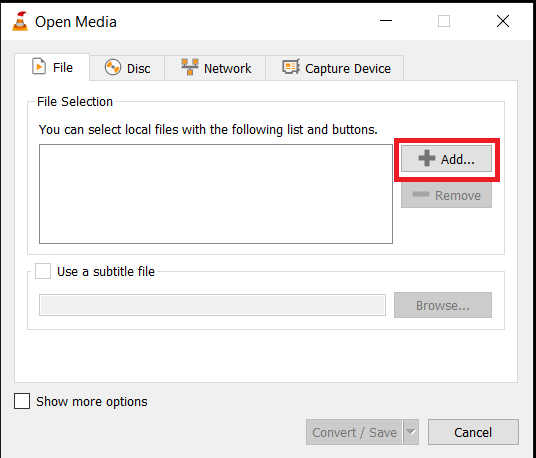 How To Compress On Windows Using VLC Media Player: Step 3