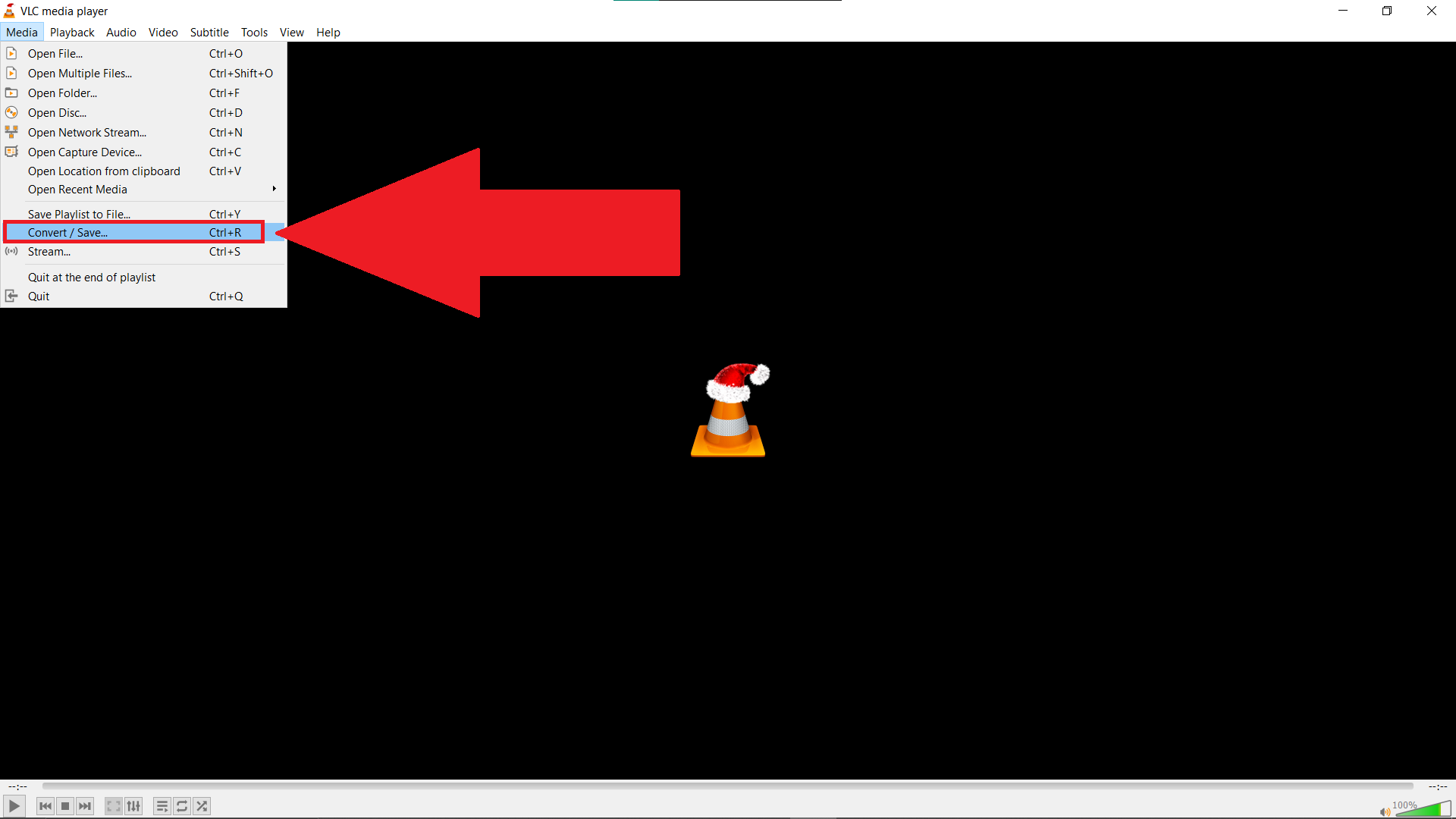 How To Compress on Windows Using VLC Media Player: Step 2