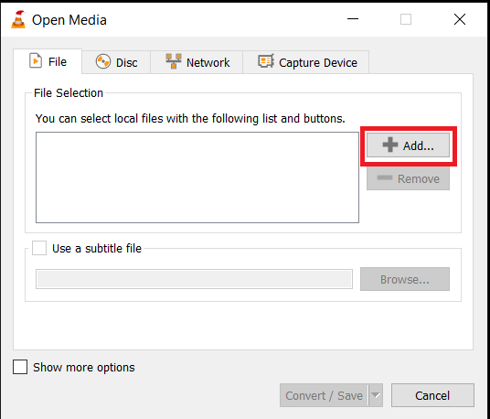 How To Compress on Windows Using VLC Media Player: Step 3