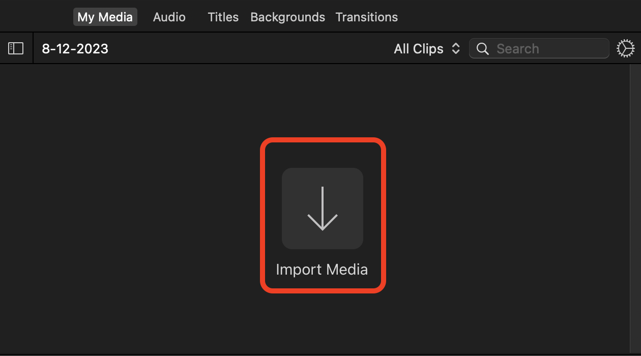 How To Compress Using iMovie on Mac: Step 2