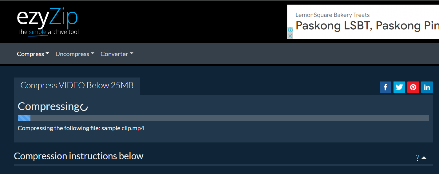 How To Use Online Compression Tools: Step 5