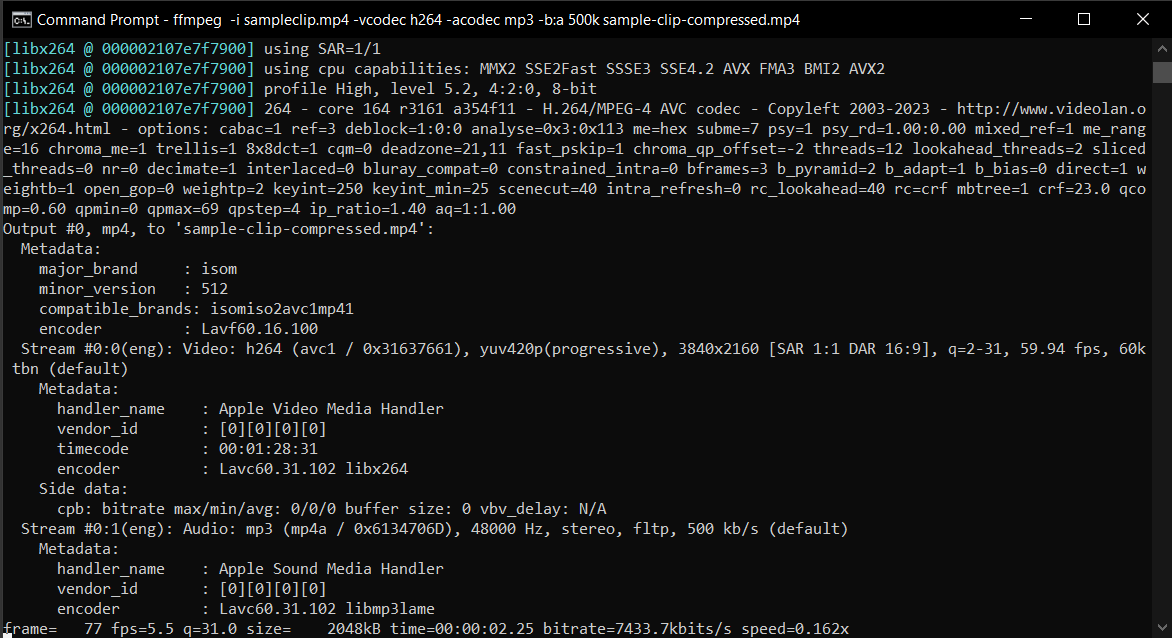 How To Customize Compression by Modifying Audio Bitrate: Step 1